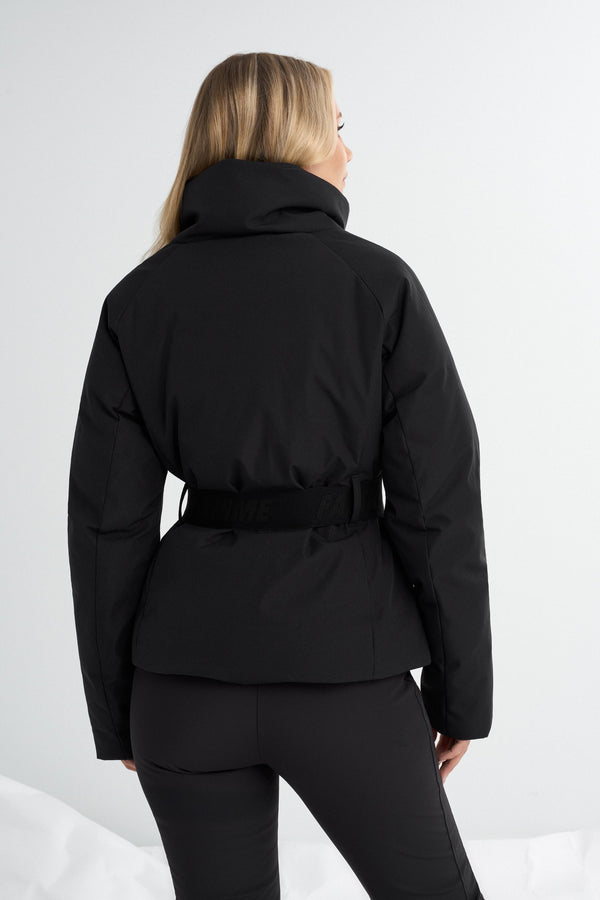 Sportliche Skijacke mit hohem Kragen