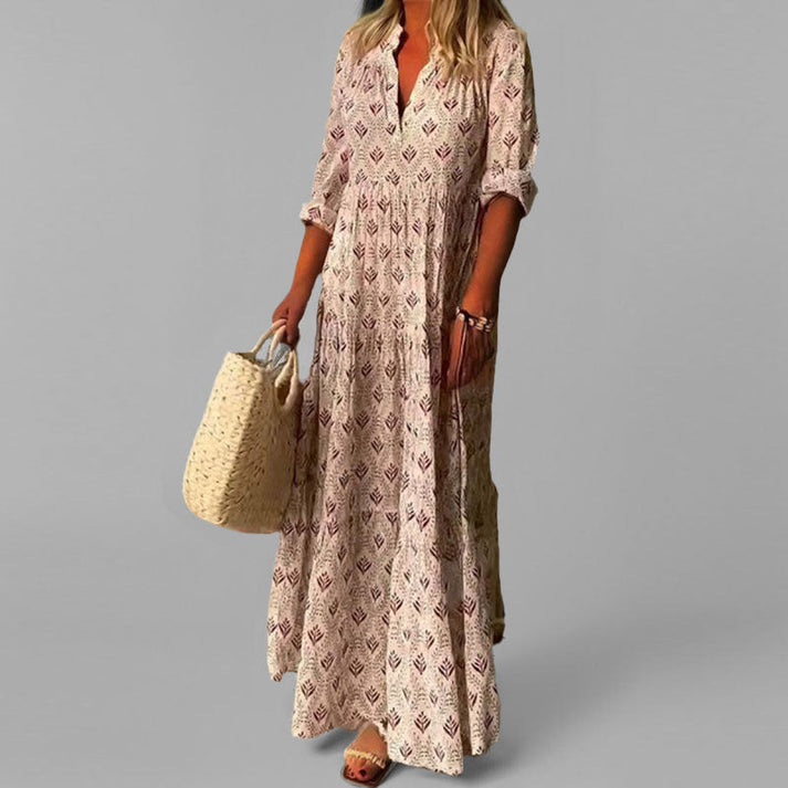 Weites langes Kleid mit stilvoller klassischer Ausstrahlung