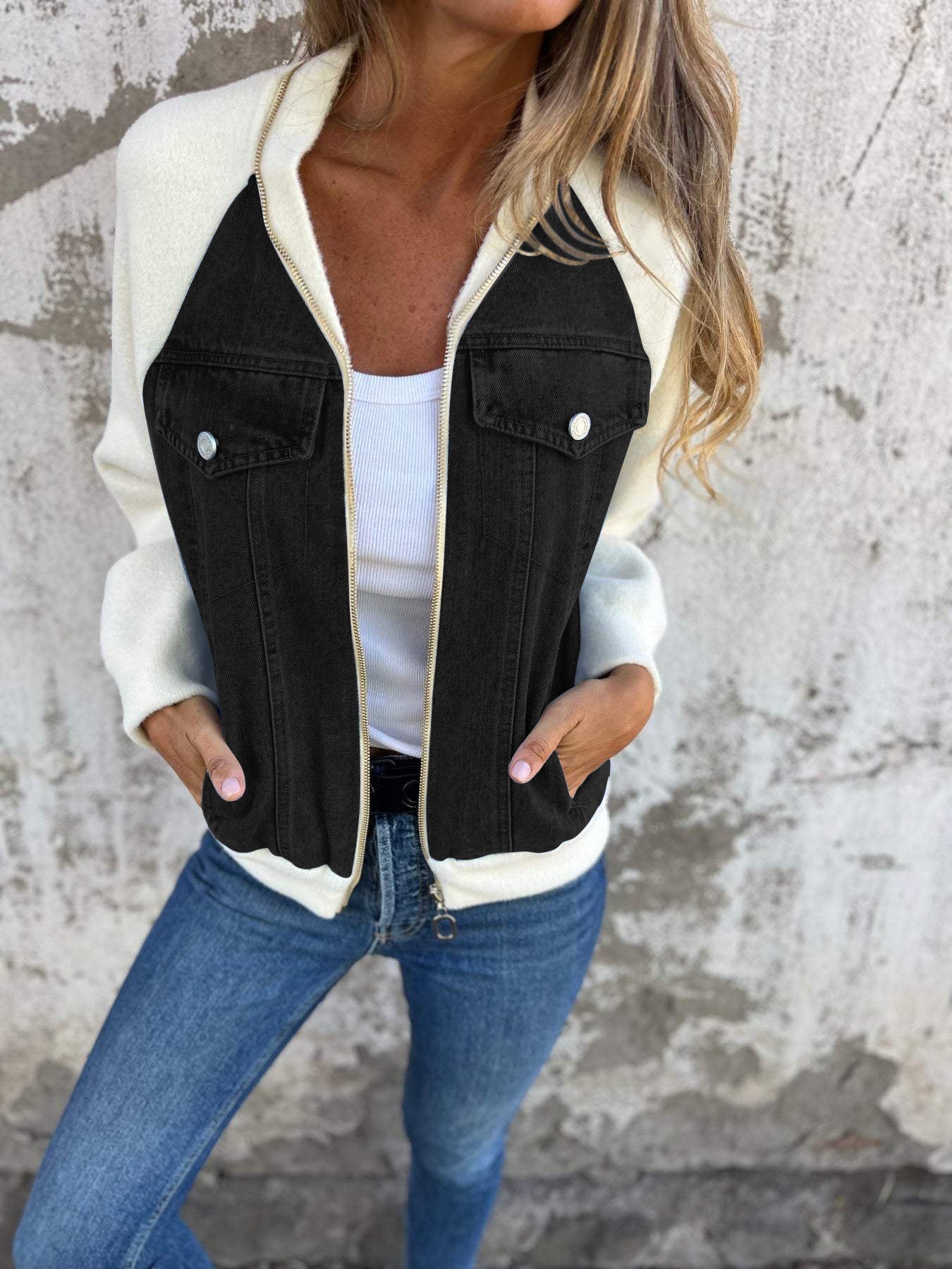Zeitgemäße Damenjacke mit eleganter Formgebung