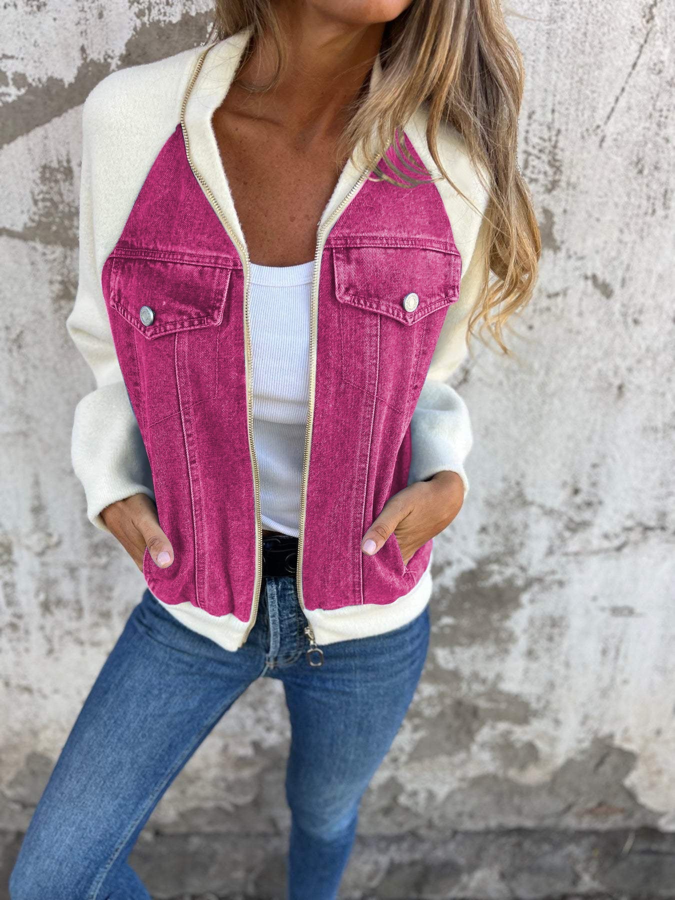 Zeitgemäße Damenjacke mit eleganter Formgebung