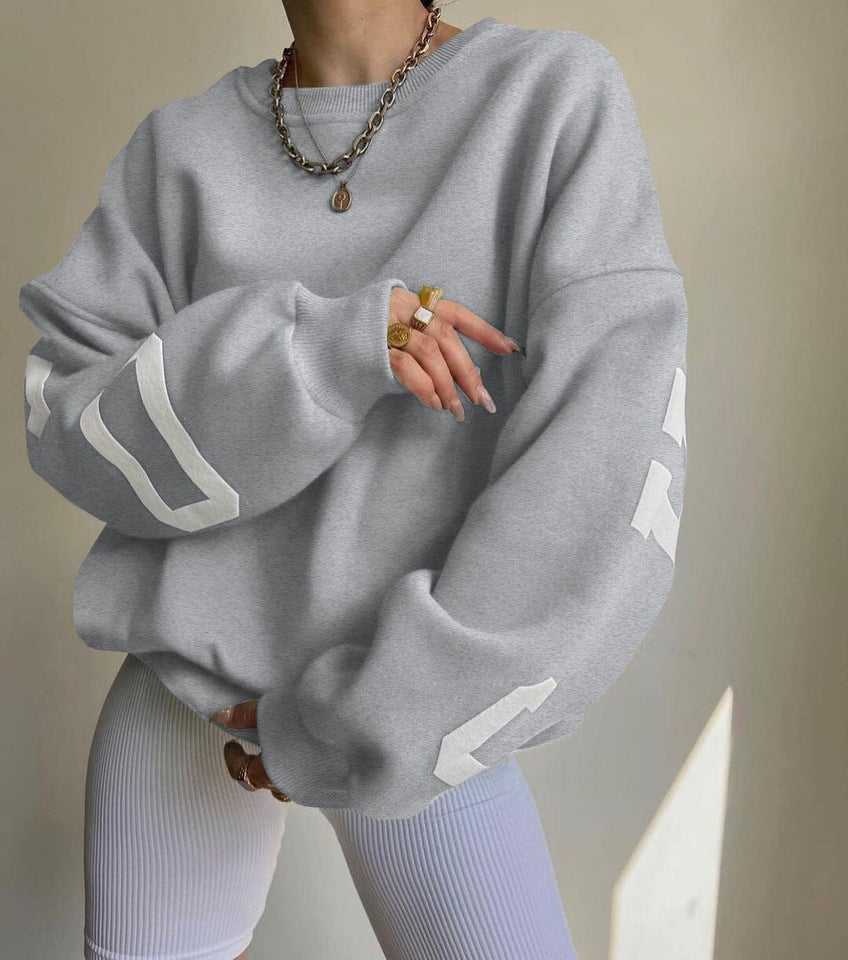 Zeitgemäßer Damen-Pullover mit klarer Optik