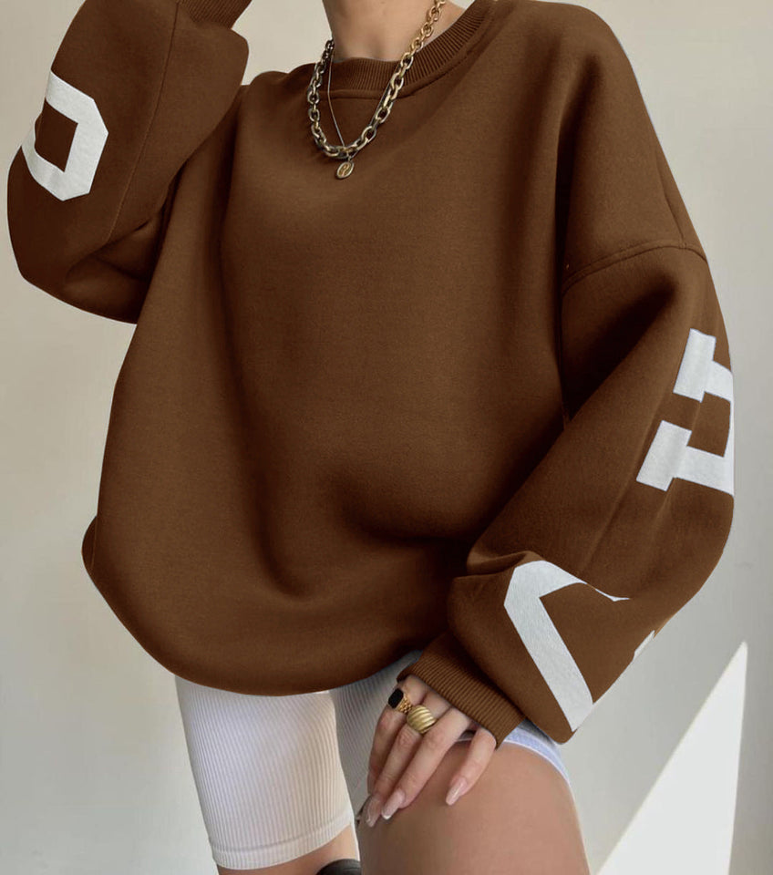 Zeitgemäßer Damen-Pullover mit klarer Optik