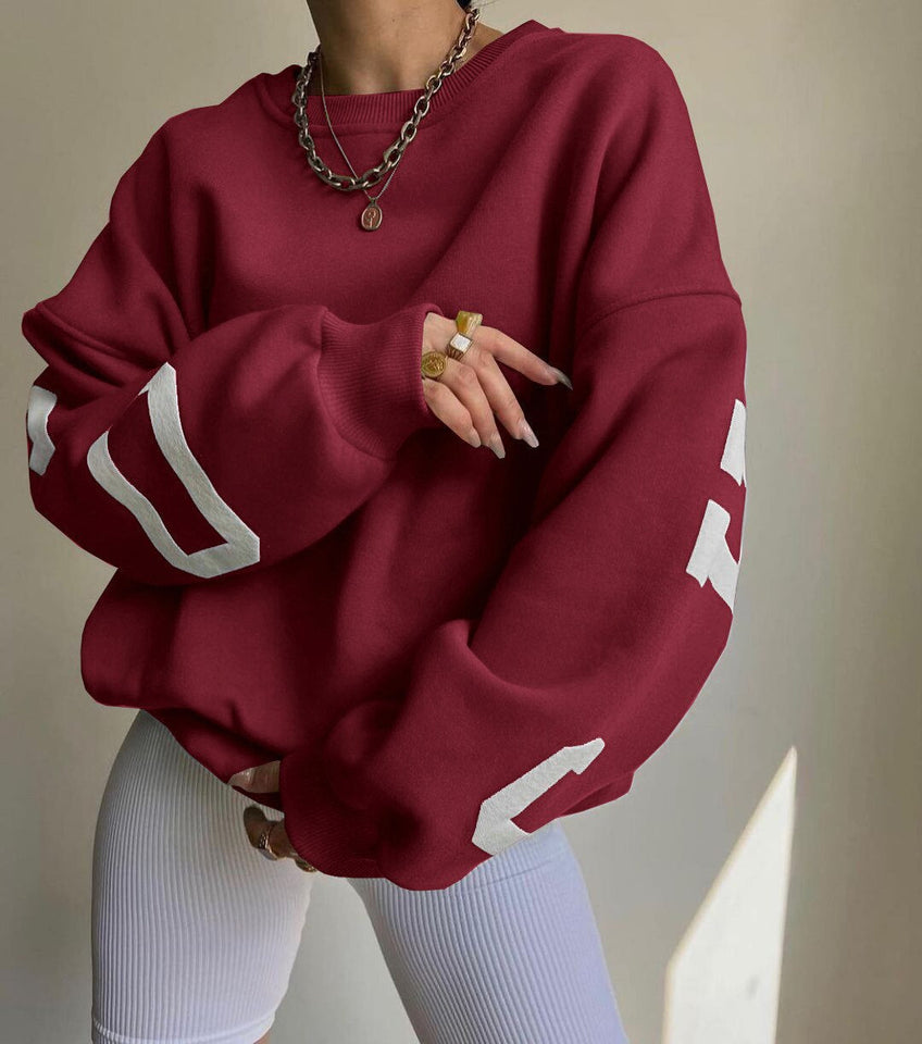 Zeitgemäßer Damen-Pullover mit klarer Optik