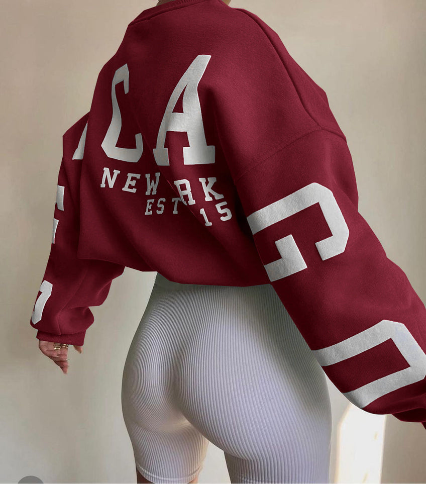 Zeitgemäßer Damen-Pullover mit klarer Optik