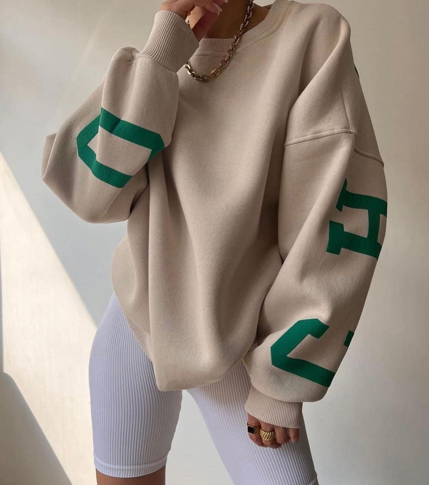 Zeitgemäßer Damen-Pullover mit klarer Optik