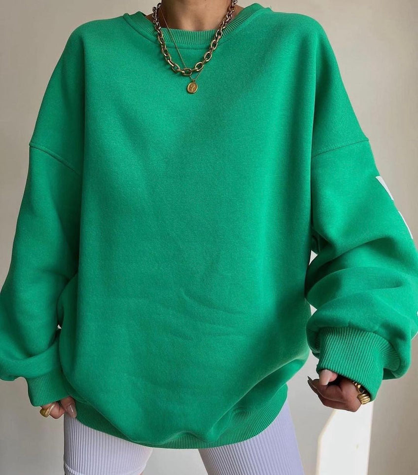 Zeitgemäßer Damen-Pullover mit klarer Optik