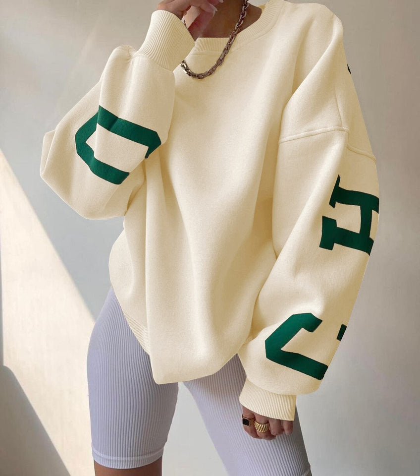 Zeitgemäßer Damen-Pullover mit klarer Optik
